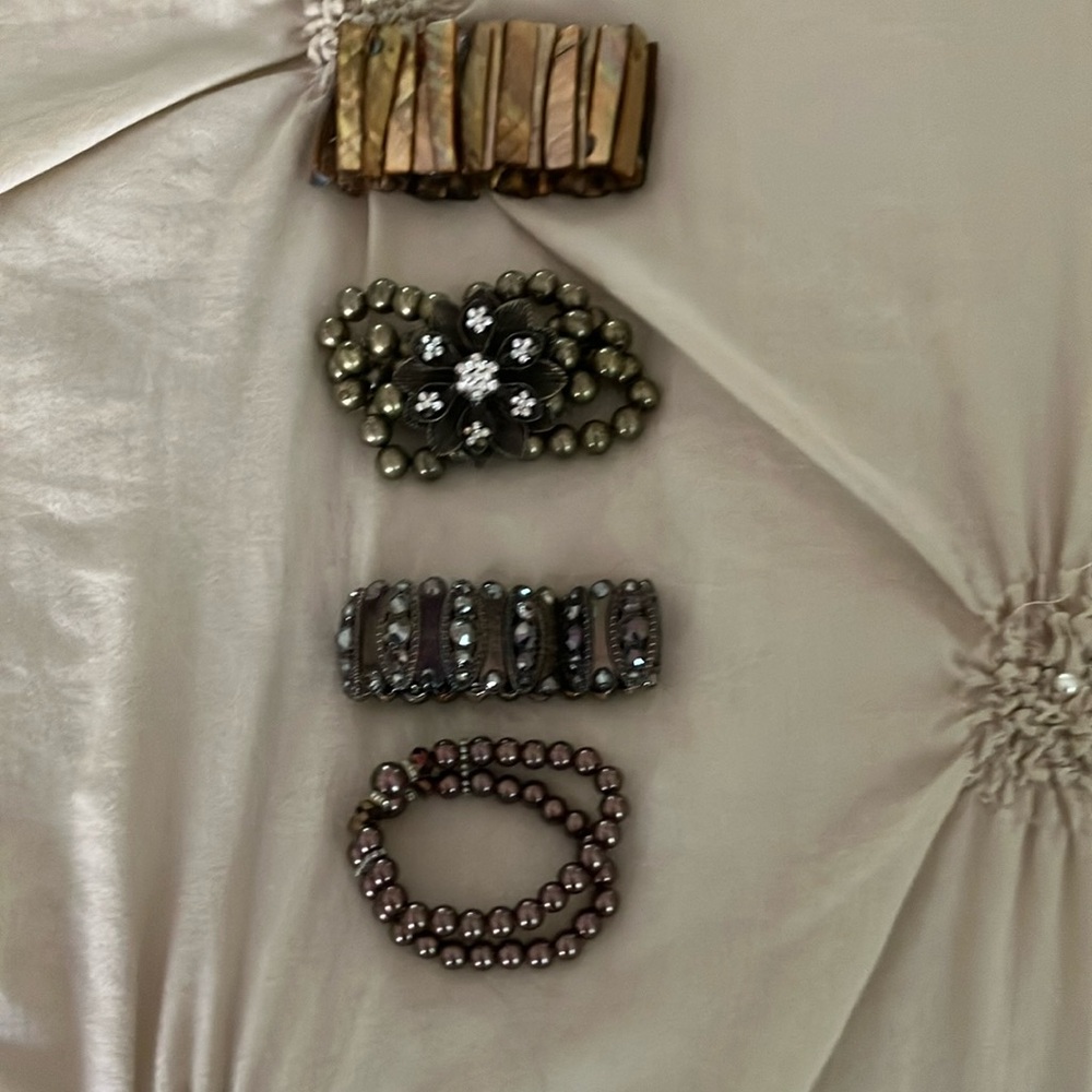 Elegant Beaded Bracelet Set